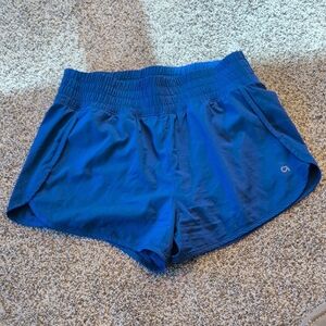 GAP Women's Vibrant Blue Athletic Shorts